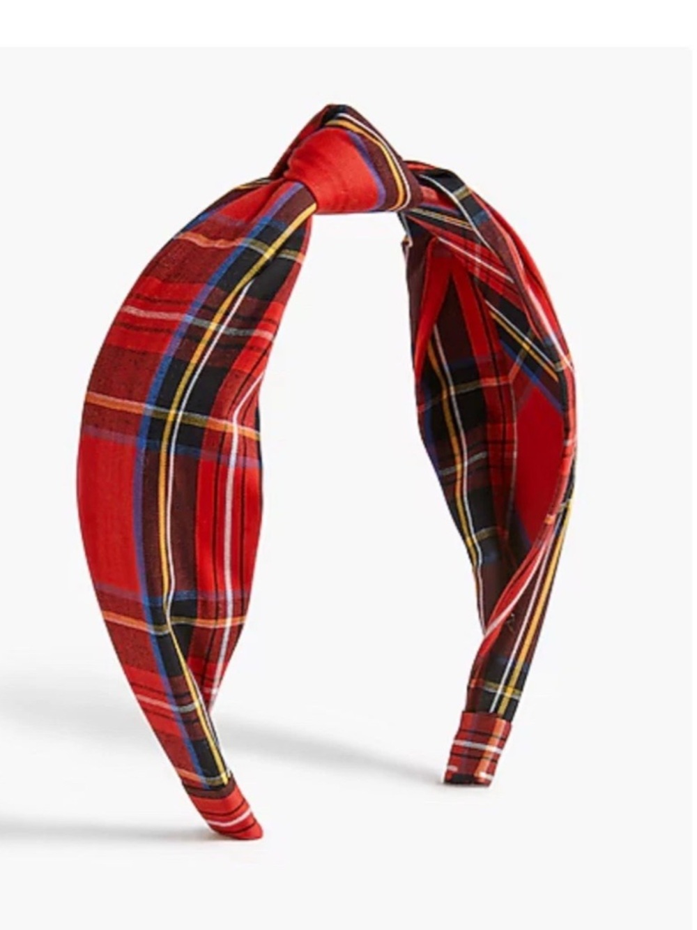 NWT J. Crew Tartan Knotted Headband